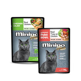 Pate Cho Mèo Mọi Lứa Tuổi Minino Plus Vị Gà 70g